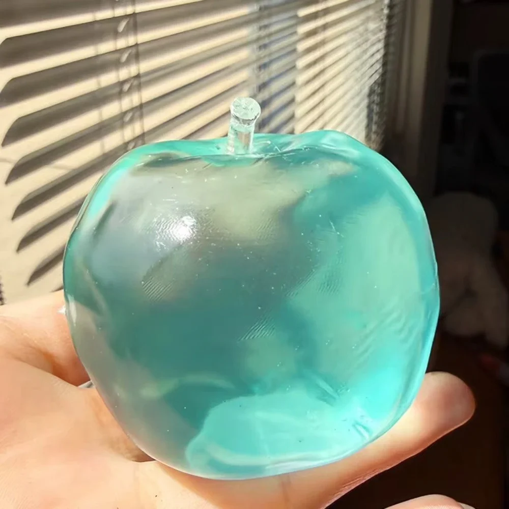Vaseline Squishy Apple Stress Relief Fidget Toy Sensory Fruit Squeeze Surprise